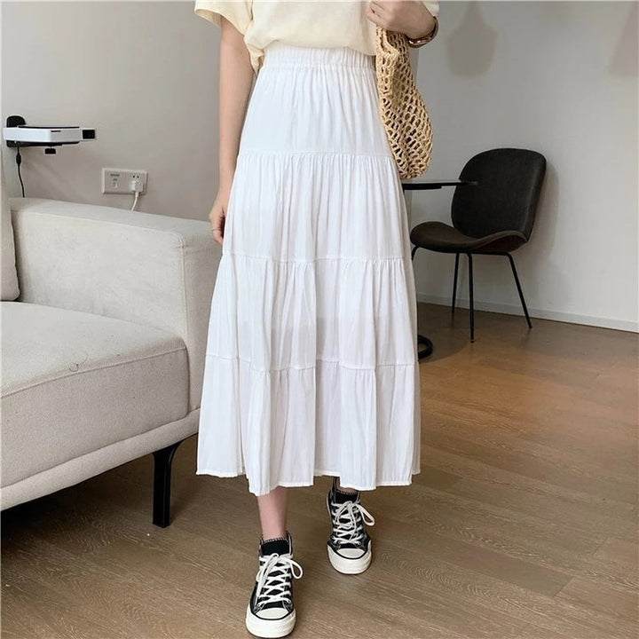 Carine™ | Flowy Midi Skirt