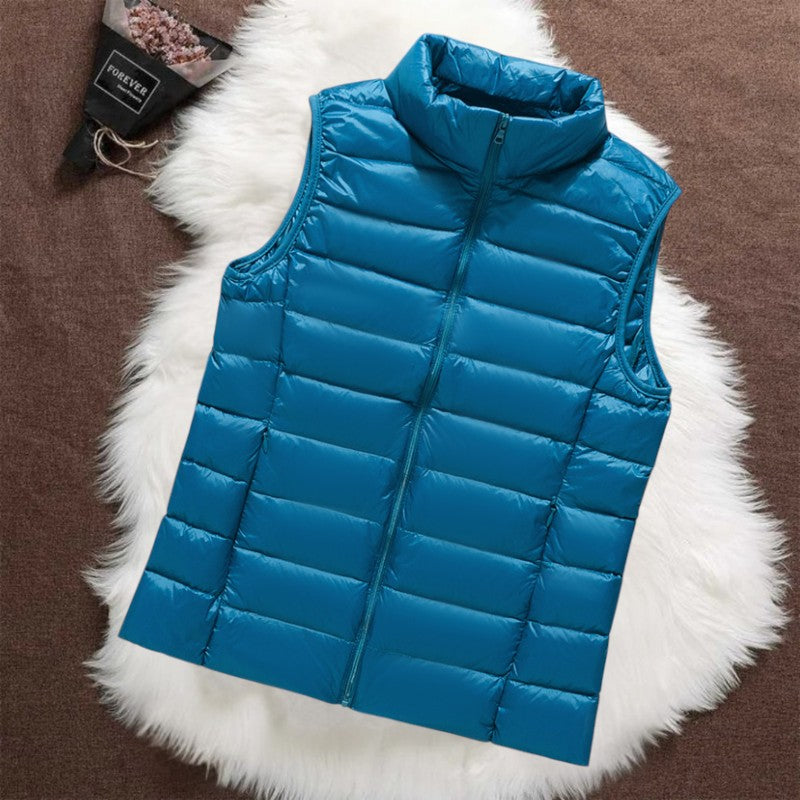 Isa Padded Gilet | Sky Blue