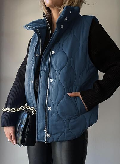 Darcy™ | Button-Up Puffer Vest