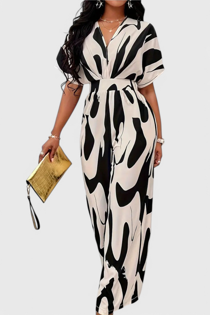 Zahara Abstract Mono with Fitted Waist