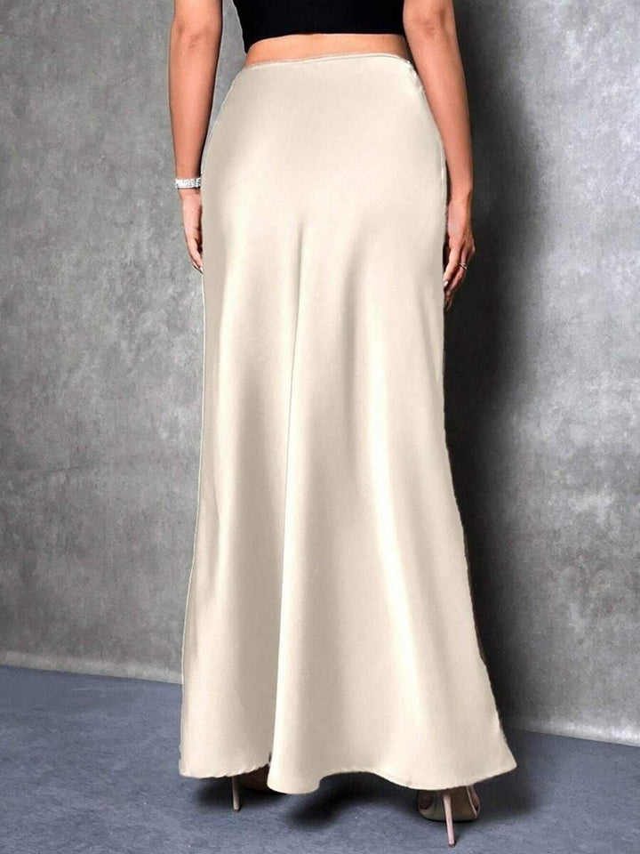 Fiona™ | Satin High-Waist Skirt