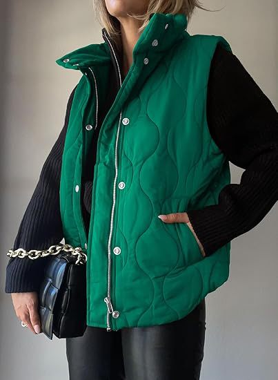 Darcy™ | Button-Up Puffer Vest
