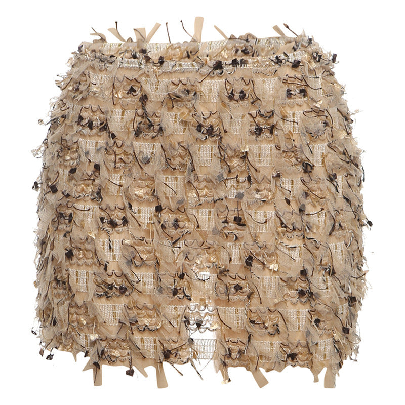 Maria™ | Fringe High-Waist Mini Skirt