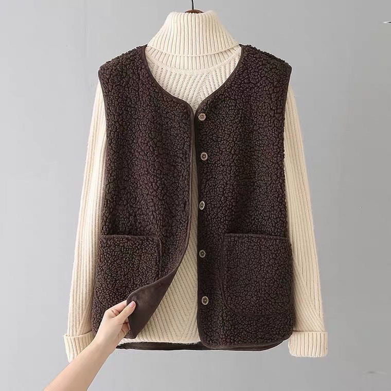 Gae Soft Sleeveless Cardigan