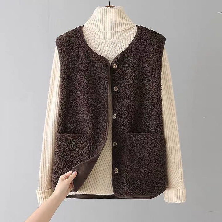 Gae Soft Sleeveless Cardigan