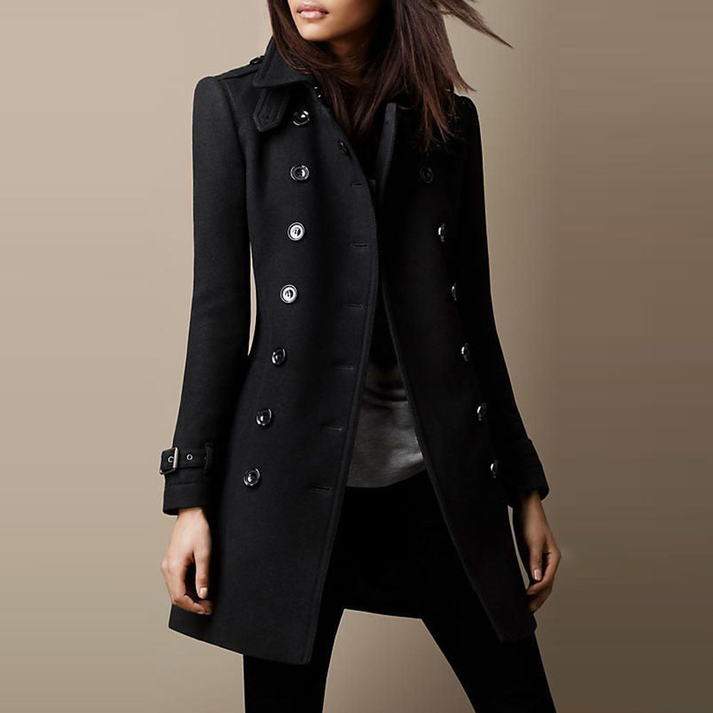 Maude | Stylish Double-Breasted Coat