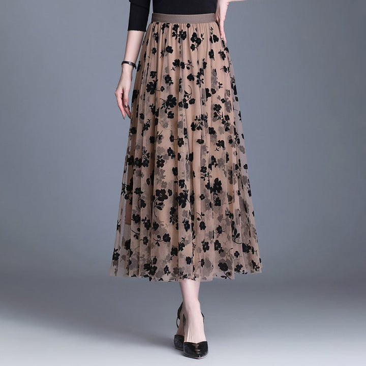 Adeline™ | Floral Midi Skirt