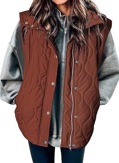 Darcy™ | Button-Up Puffer Vest