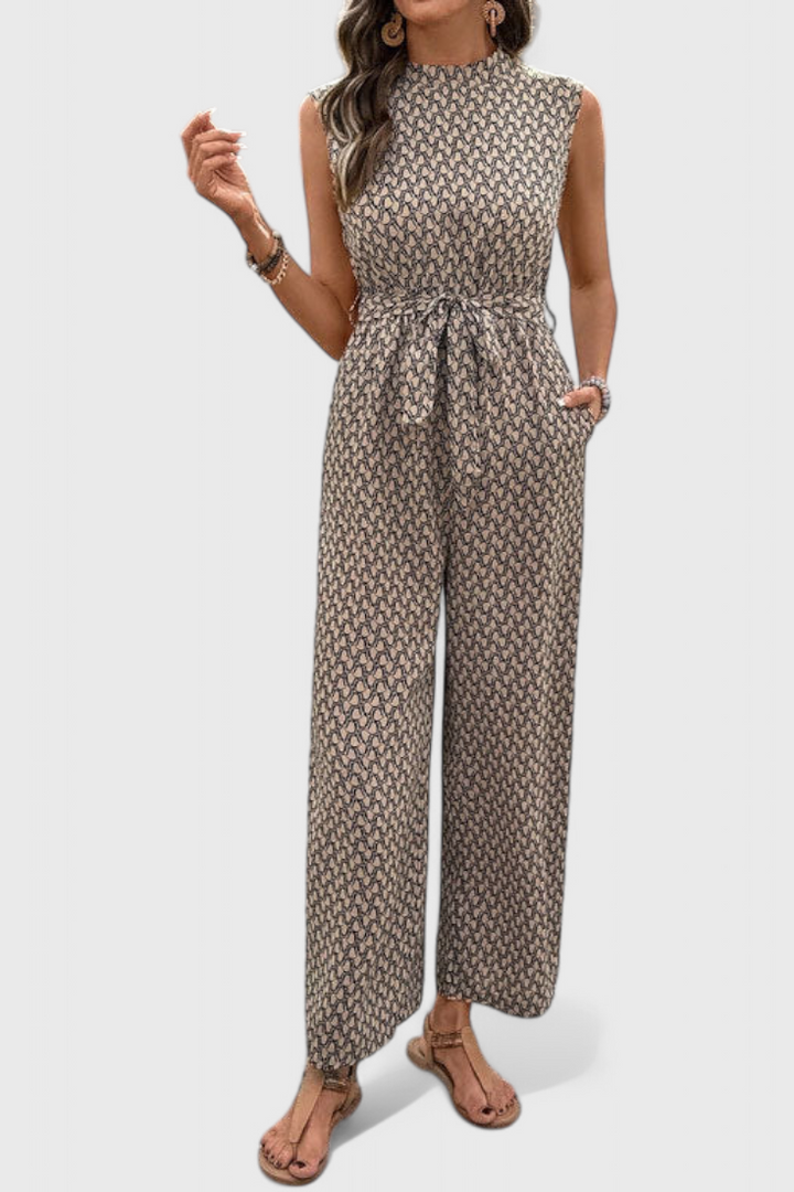 Mono Luzia with Geometric Print