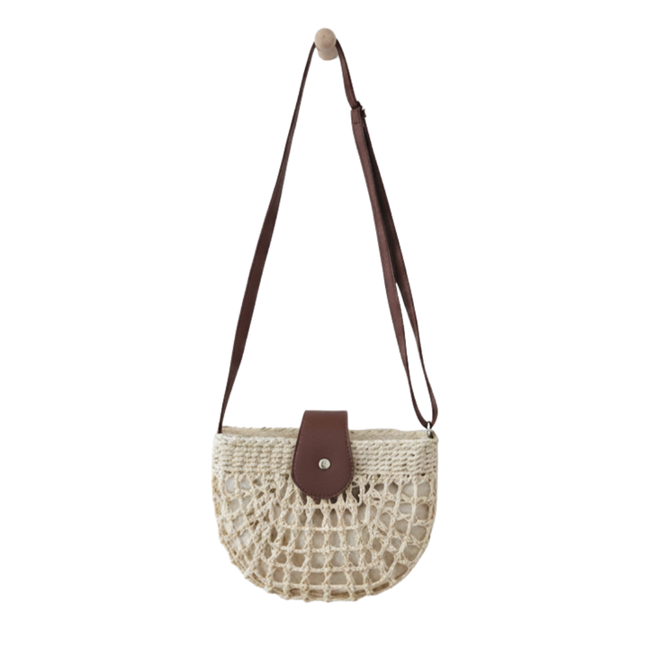 Calla™ | Boho Hollow-Out Straw Crossbody Bag