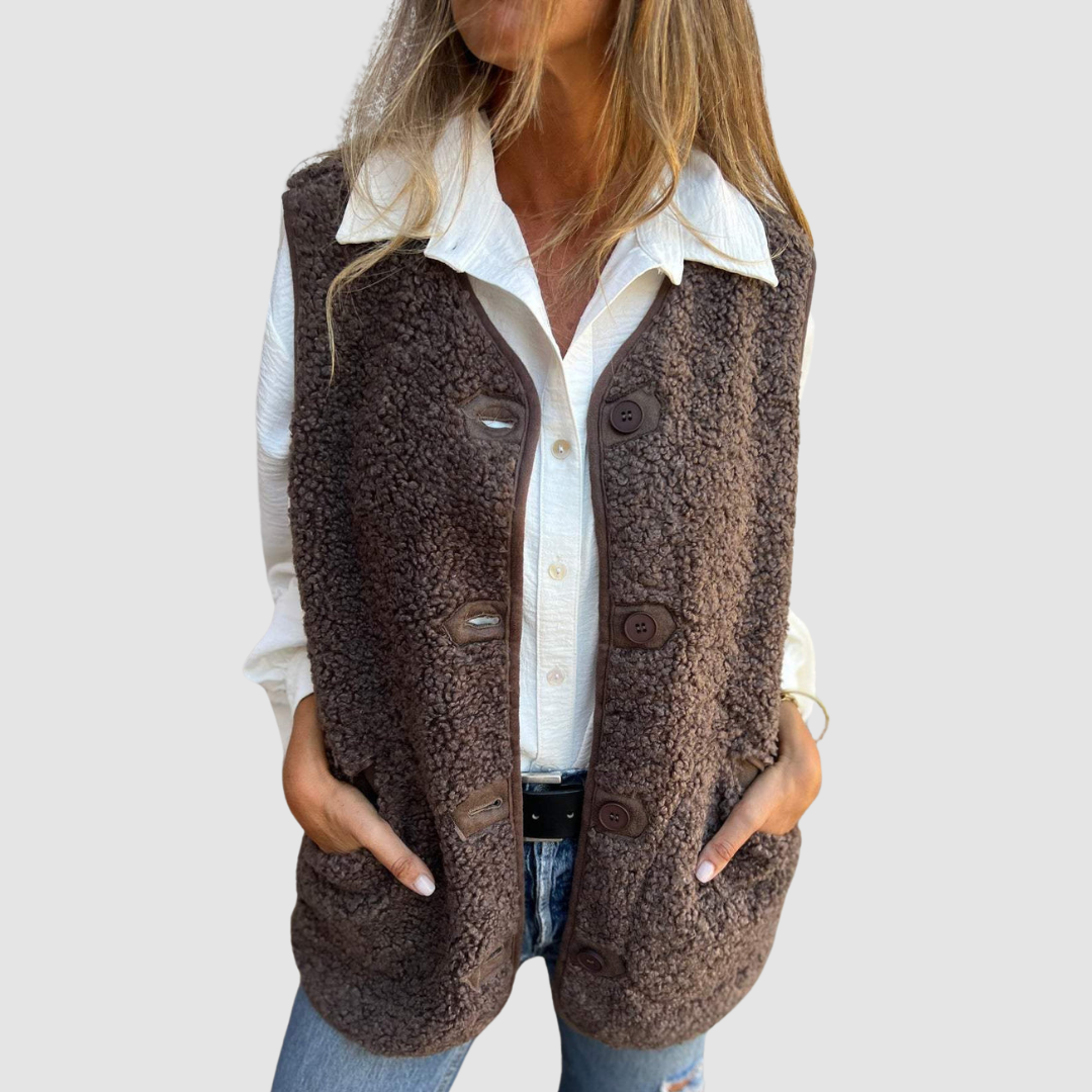 Chantal Spring Buttoned Vest