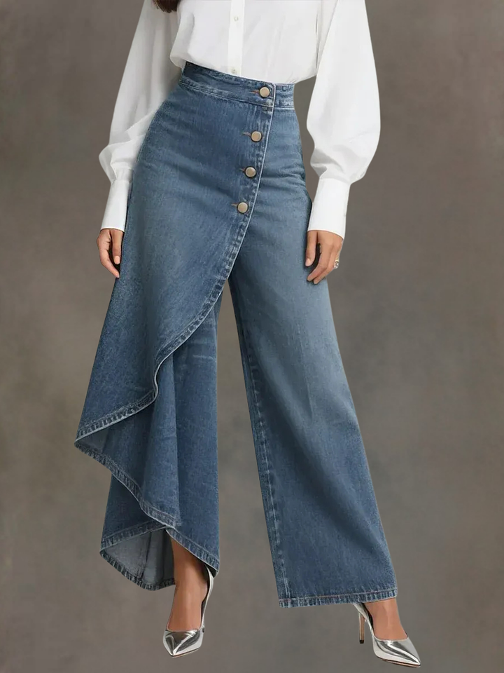 Reya™ | High-Waisted Wide-Leg Jeans
