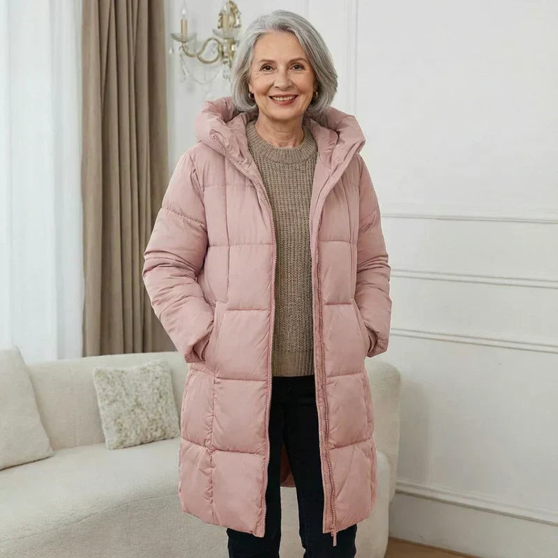 Sanne™ | Long Quilted Winter Coat