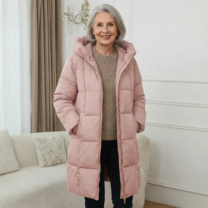 Sanne™ | Long Quilted Winter Coat
