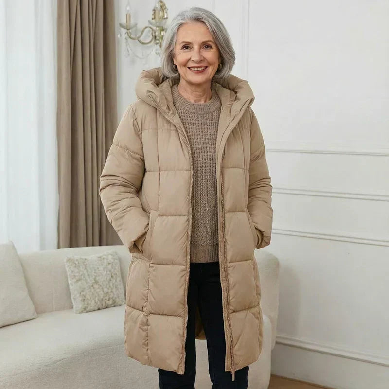 Sanne™ | Long Quilted Winter Coat