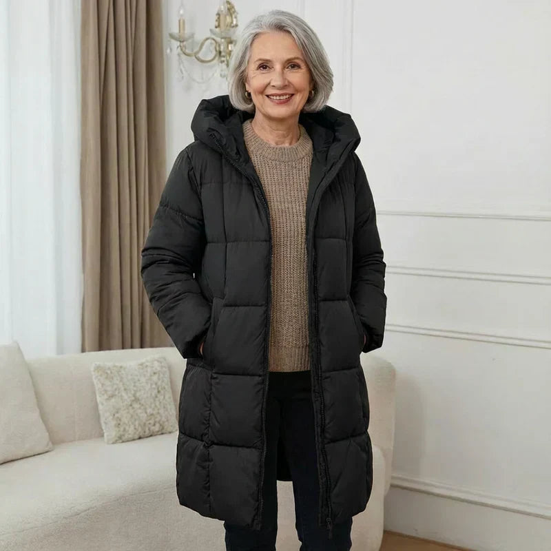 Sanne™ | Long Quilted Winter Coat