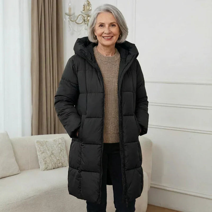 Sanne™ | Long Quilted Winter Coat