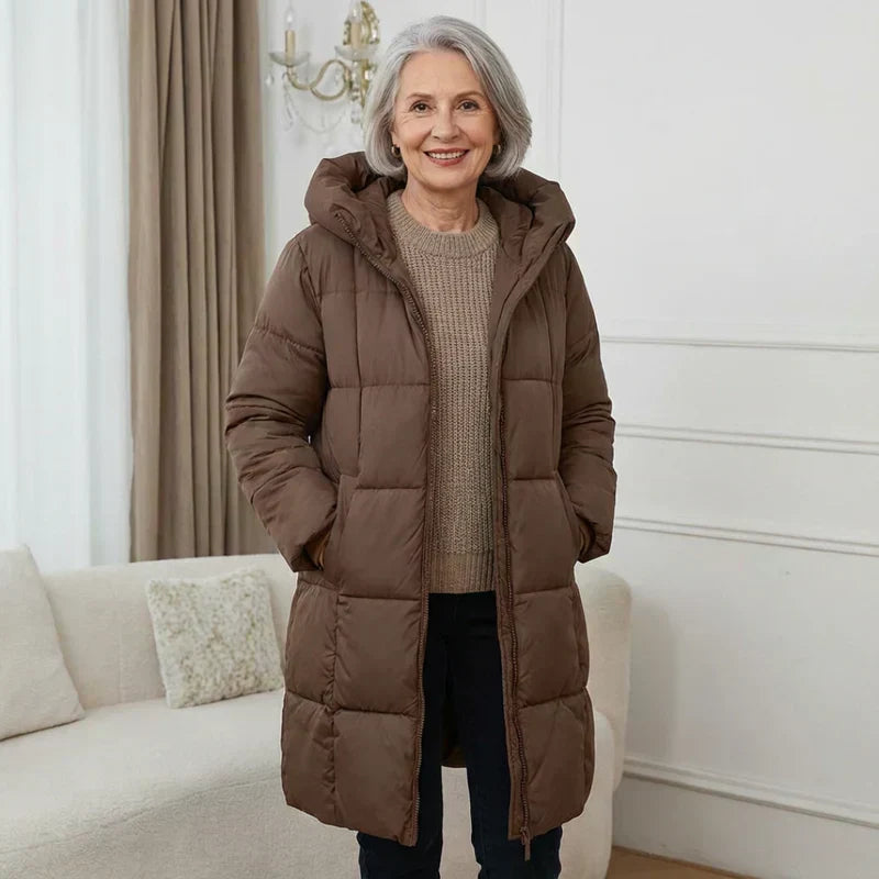 Sanne™ | Long Quilted Winter Coat
