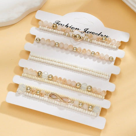 Ines™ | Pearl Stacking Bracelet Set of 10