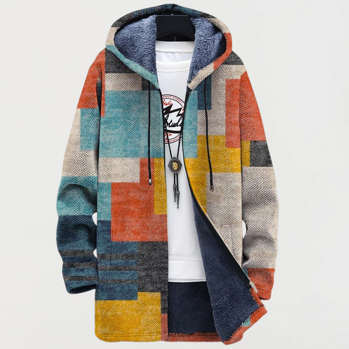Blair™ | Geometric Colour Block Coat
