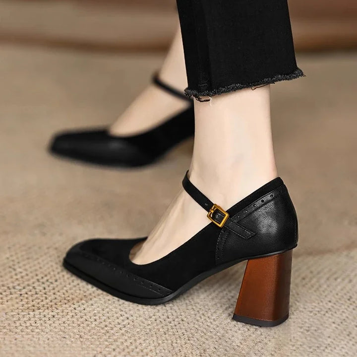 Ellie™ | Classic Leather Pumps