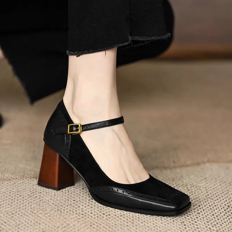 Ellie™ | Classic Leather Pumps