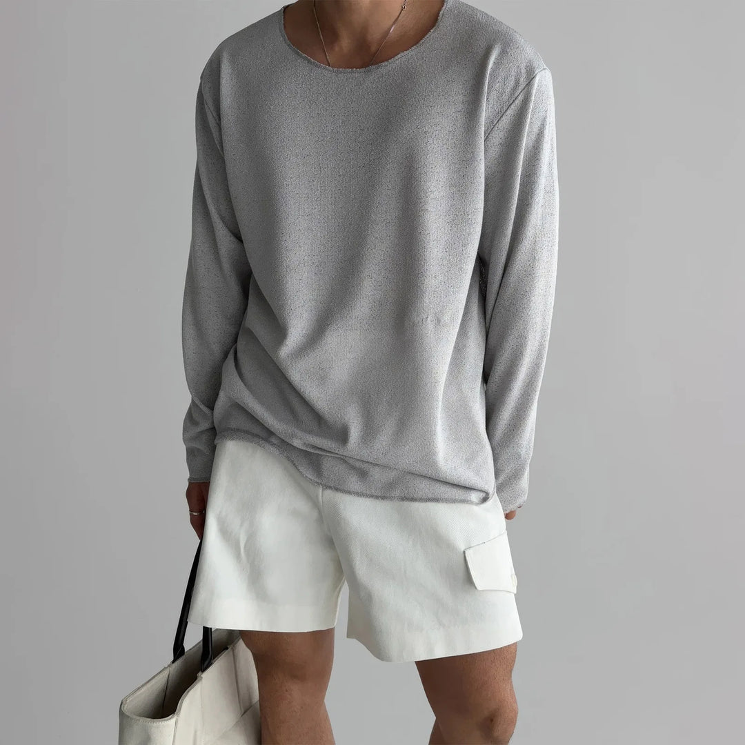 CloudComfort Hollow Knit T-Shirt