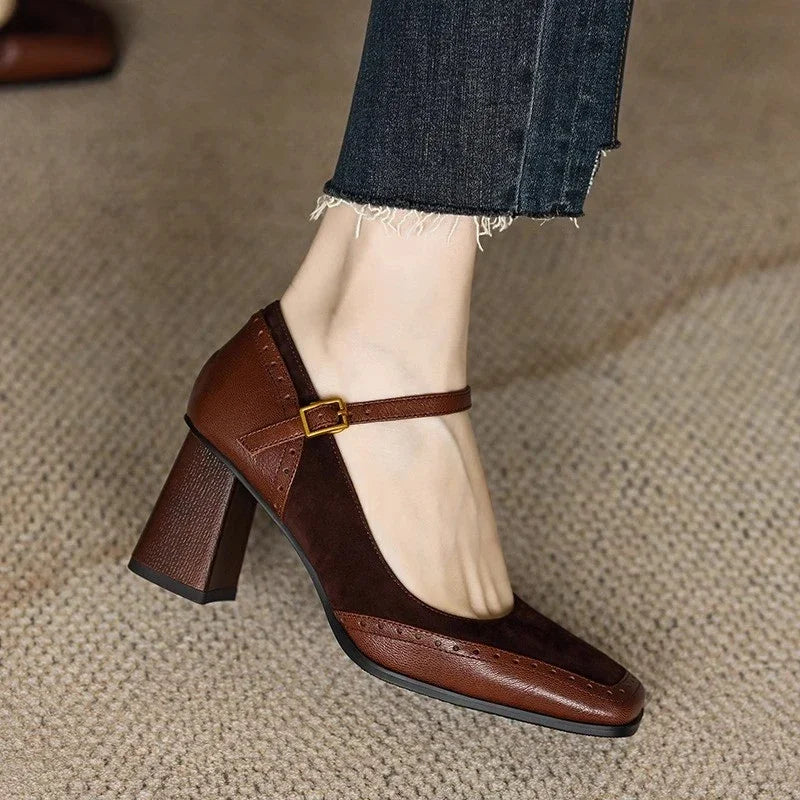 Ellie™ | Classic Leather Pumps