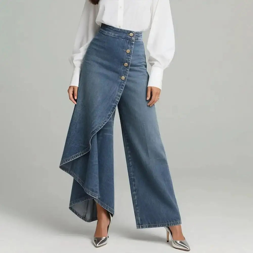 Linnet™ | Wide-Leg Denim Trousers