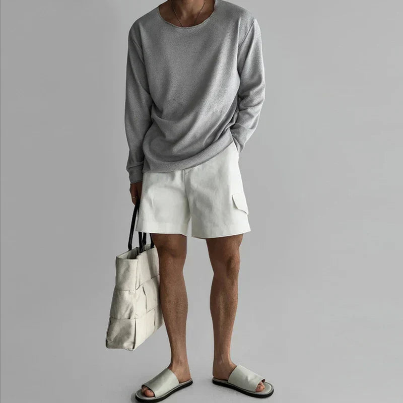 CloudComfort Hollow Knit T-Shirt