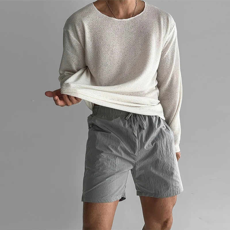 CloudComfort Hollow Knit T-Shirt