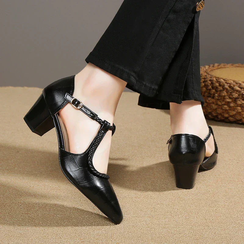 Vivette™ | Classic T-Strap Shoes
