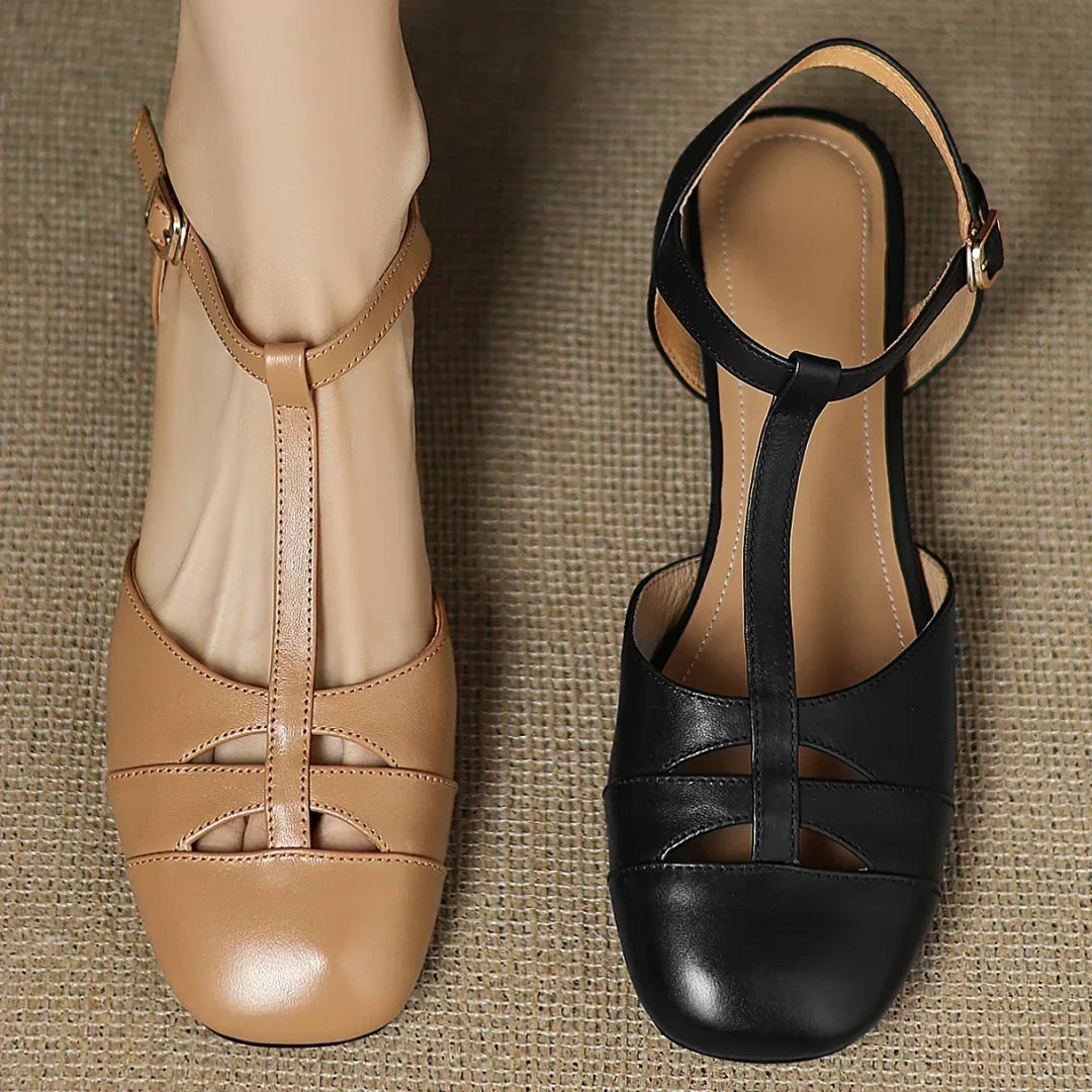 Isabella™ | Braided Leather Flats