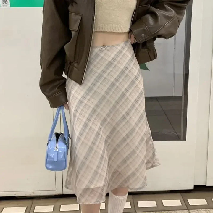 Moriah™ | Plaid Midi Skirt