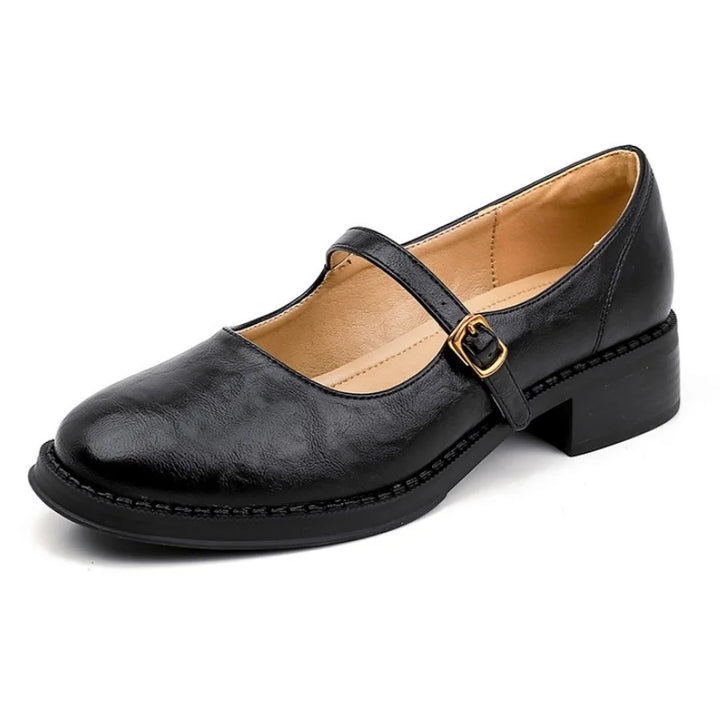 Dorvanna™ | Soft Leather Mary Janes
