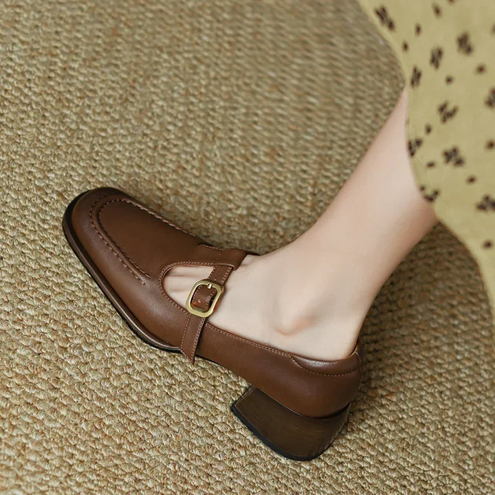 Selvana™ | Elegant T-Strap Shoes