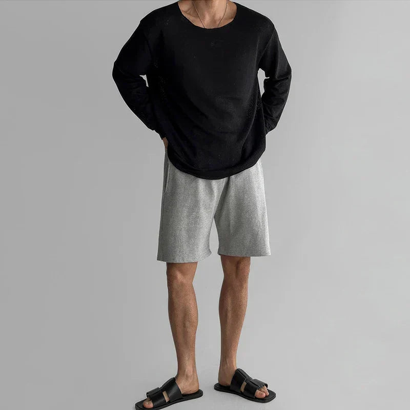 CloudComfort Hollow Knit T-Shirt