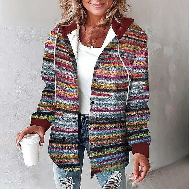 Martina | Elegant Checked Coat