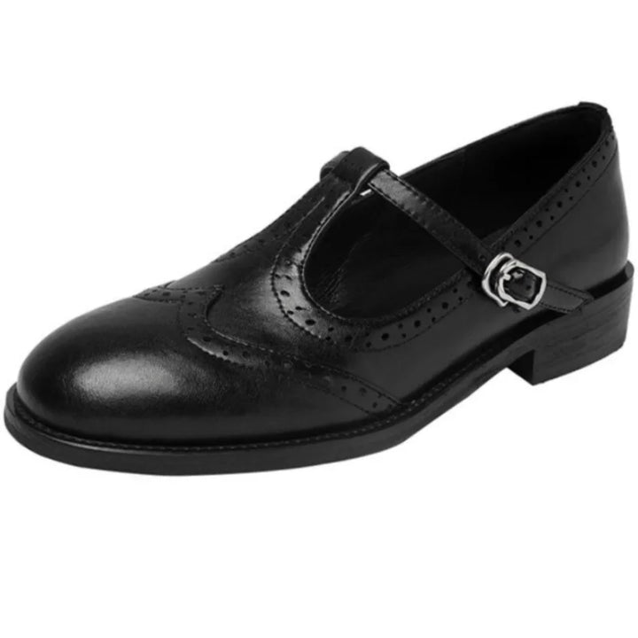 Miana™ | Polished T-Strap Mary Janes