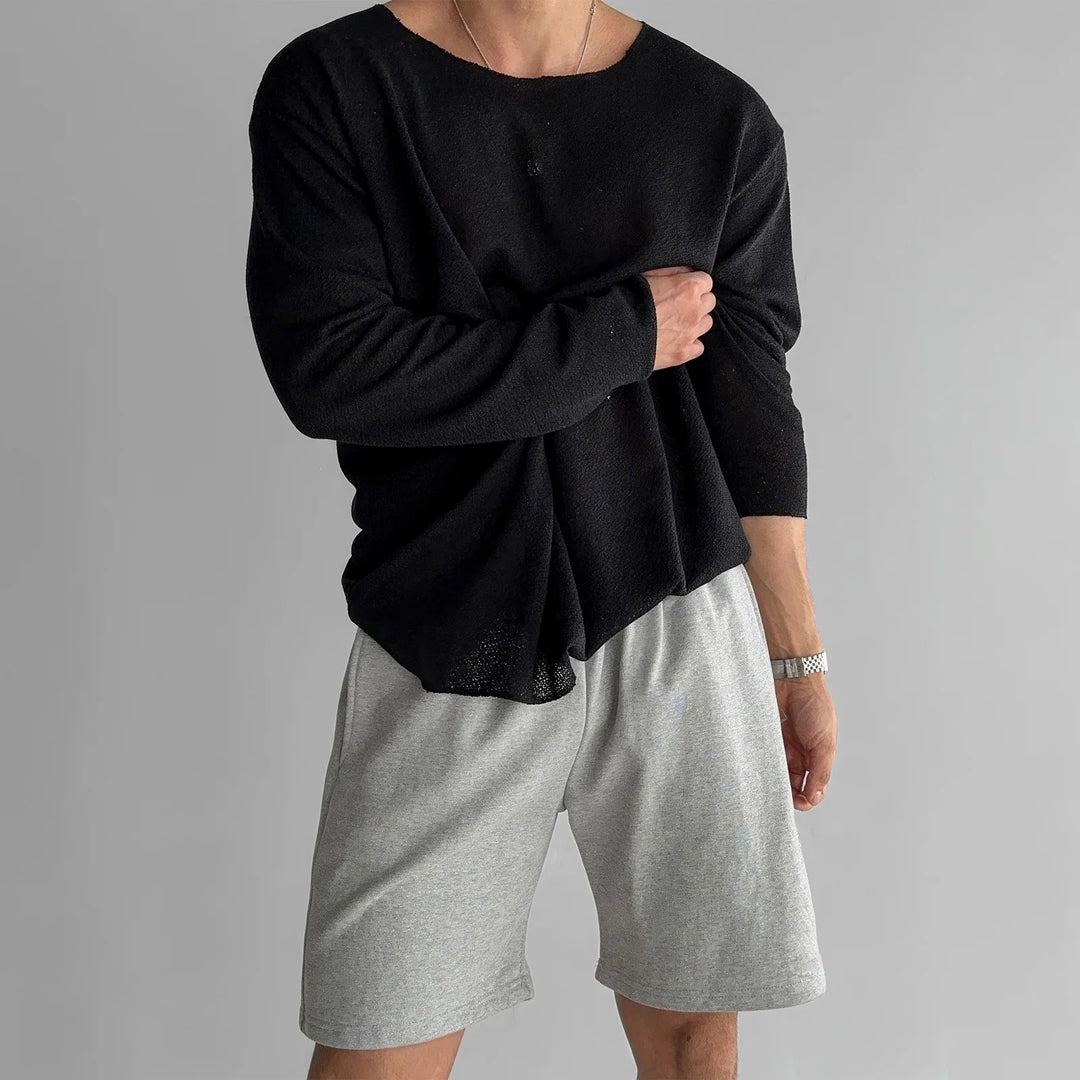 CloudComfort Hollow Knit T-Shirt