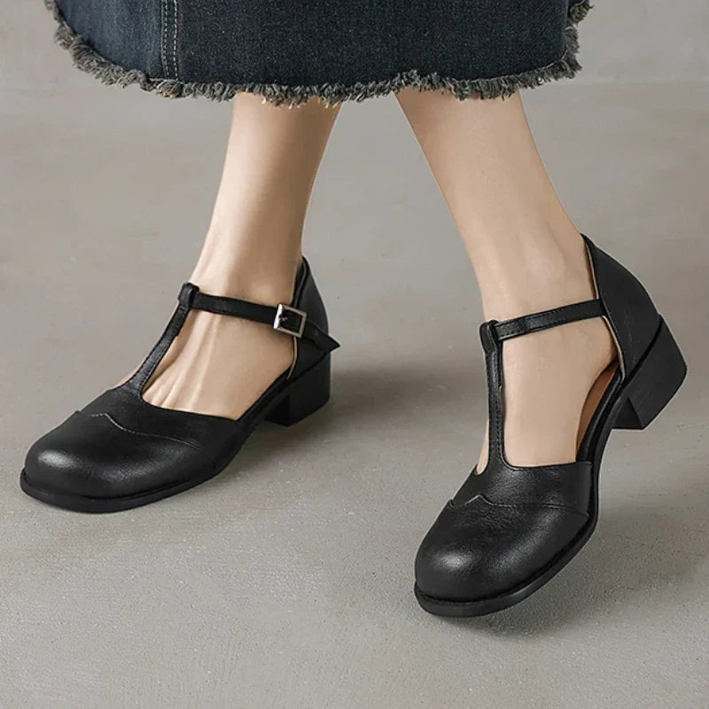 Margaux™ | Textured Leather Shoes