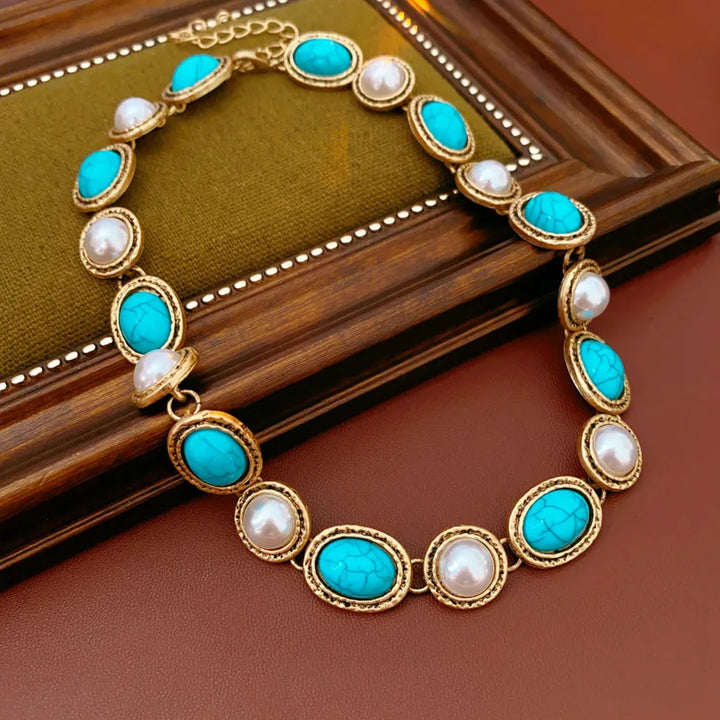 Delphine™ | Turquoise Pearl Set