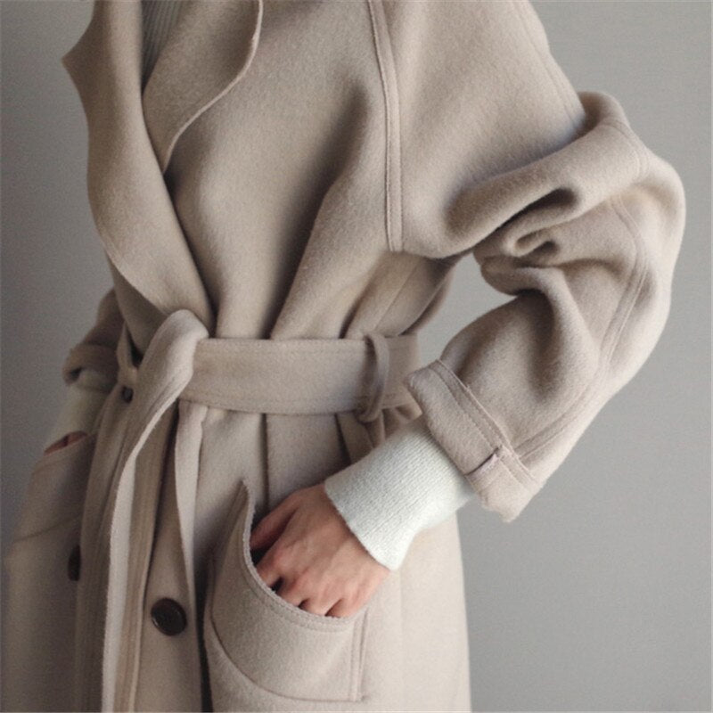 Cerys | Wool-Blend Trench Coat