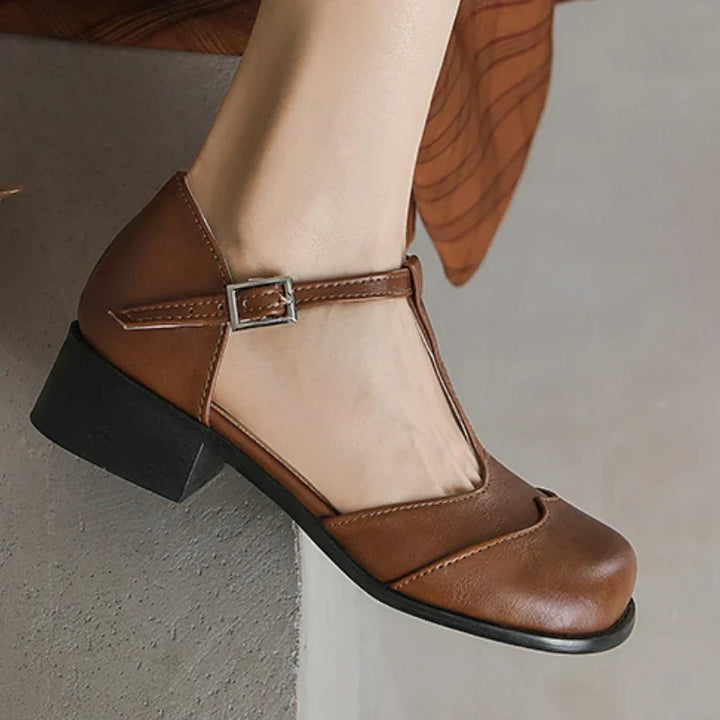 Margaux™ | Textured Leather Shoes