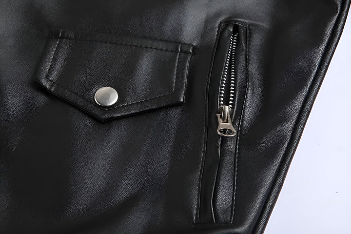 Enzo™ | Classic Leather Jacket