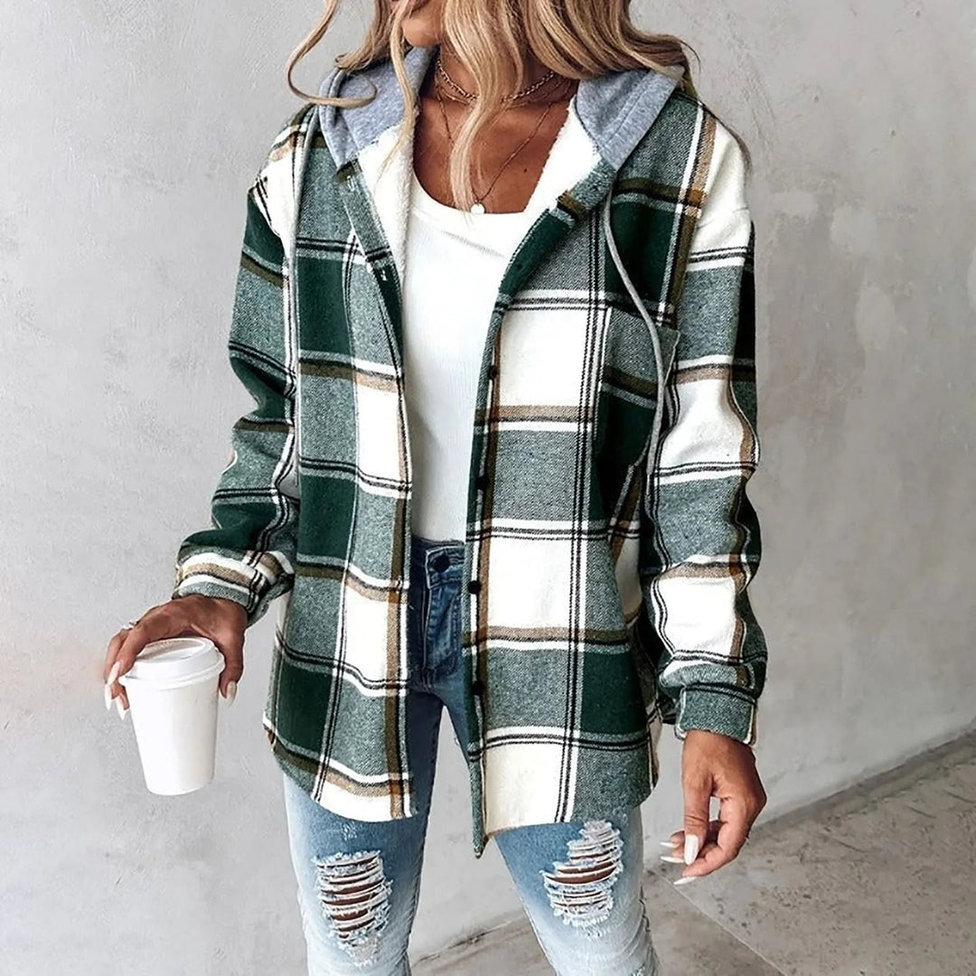 Martina | Elegant Checked Coat