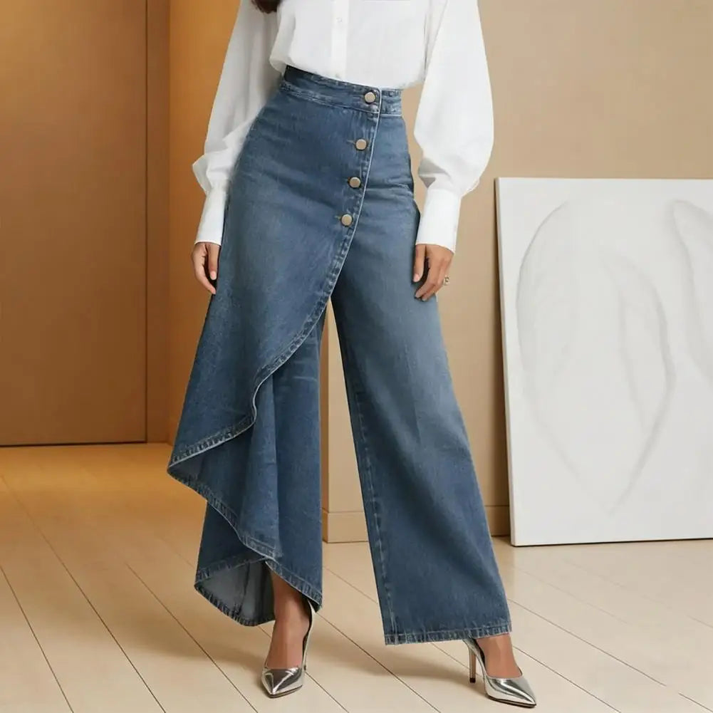Linnet™ | Wide-Leg Denim Trousers