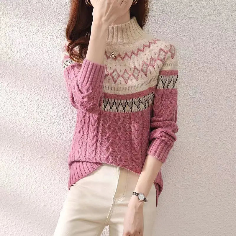 Aurelie Scandinavian Turtleneck Jumper
