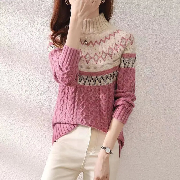 Aurelie Scandinavian Turtleneck Jumper