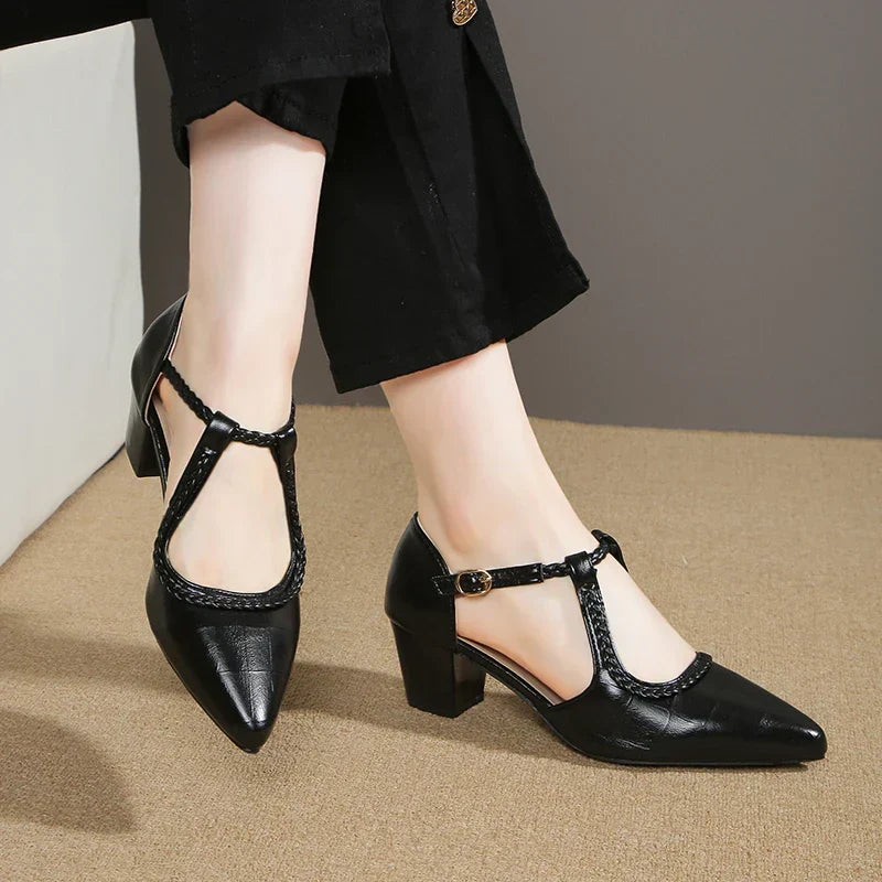 Vivette™ | Classic T-Strap Shoes